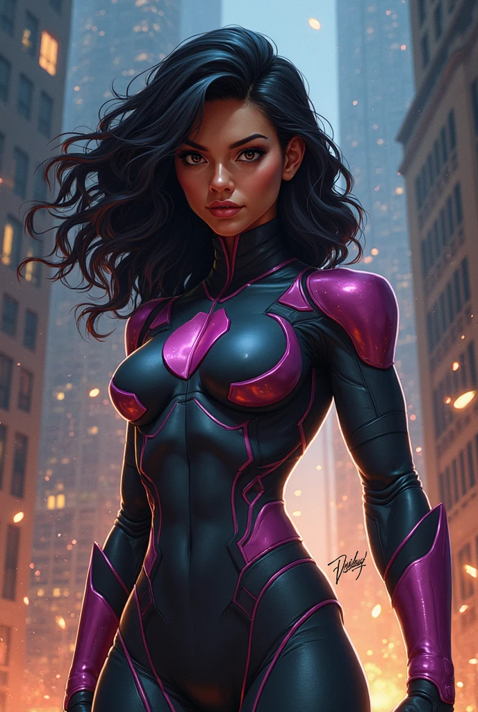 Imagine a dark-skinned superheroine