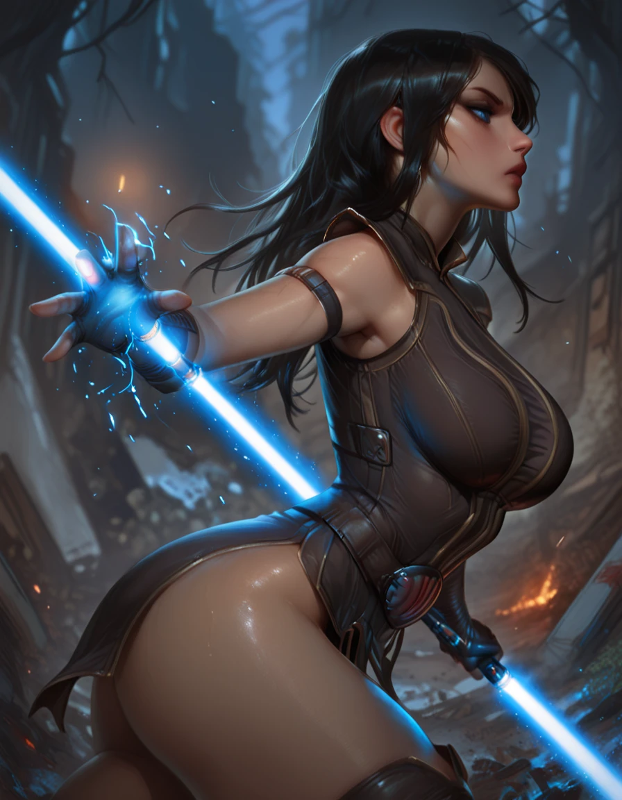 Akali, League of Legends, Without clothing, completely naked, sexual, Eyes Detailed