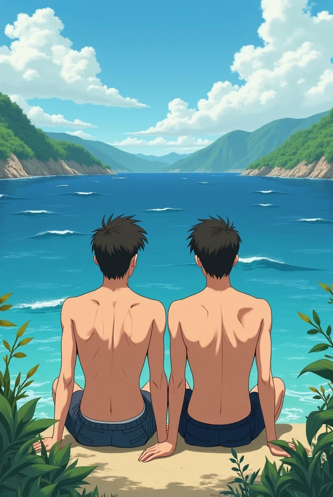 masculino, three naked teenagers , senior high school student, short hair, ao lado de um riacho na floresta, happy expression, playing in the water, Presas, calor, Cale a boca, Abs, corpo inteiro, only one, barefoot, nu, Molhado por toda parte, segurando um copo de suco, Estrabismo, sex porno anal gay, bunda penetrada , fleshy anus penis entering, ( small penis realisas testicles)
