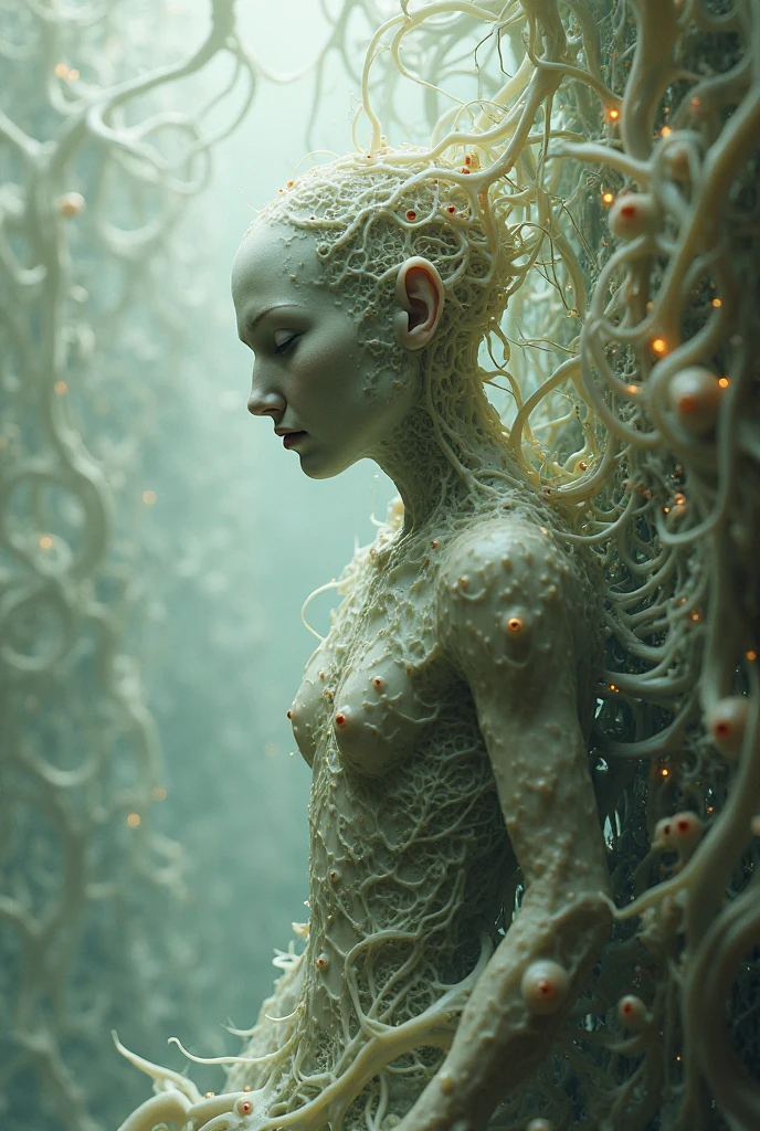 chiaroscuro technique on sensual illustration of tentacles, soft lighting, (ultra realistic 8k cg), (epic), ((rich, prestige)), perfect artwork, (masterpiece, high quality:1.2), ((hyper photorealistic:1.2)), intricate detail, delicate pattern, ((1girl:1.0)), ((full body:1.0)), ((perfect face:1.3)), ((perfect cool eyes:1.2)), (ecstasy face), (heavy makeup), ((platinum blonde long hair:1.0)), ((perfect female body)), ((wear a lot of tentacles inside white translucent bodysuit:1.2)), (a lot of tentacles full filled bodysuit:1.2), ((gigantic breasts:1.0)), portrait photo of an 20 years old european blonde haired woman sitting style \(artistic makeup with geometric lines\) , 8k, uhd, realistic, detailed skin, insane detailed, Illumination daylight, highly detailed,byJocelyn Hobbie and Charles Dwyer, Triadic color guide,Leica Q2 with Summilux 28mm f/1.7 ASPH, hanfu,clear face, Ultra High Resolution, wallpaper, 8K,Rich texture details, hyper detailed, detailed eyes, detailed background,
