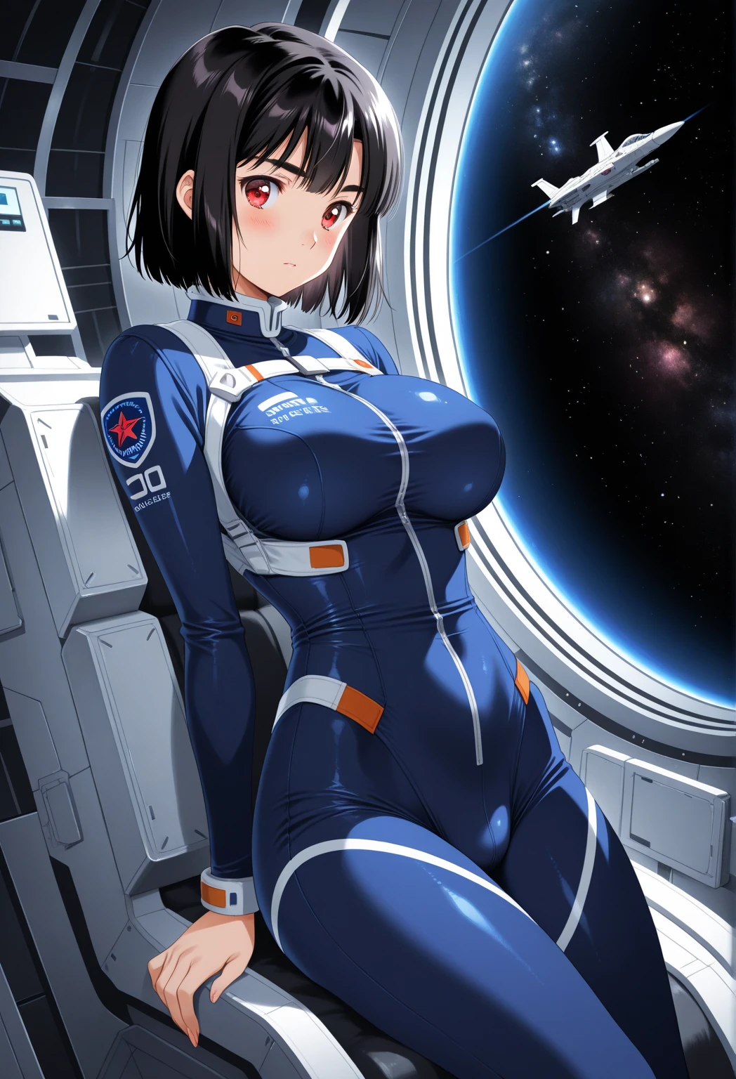 Extreme detail,masterpiece,1 girl,bubble helmet,nsfw,masterpiece,best quality,, masterpiece, best quality,, , , indoors, blush, 2girl, sex eva helmet, spacesuit , astronaut), very short hair, blue HAIR, bubble helmet, anime style, cinematic light, medium breasts,bodysuit, plugsuit, bodysuit, space helmet , eva helm, evil smile, (1boy, POV penis), 1990s \(style), 1990s anime cels style, (beautiful detailed eyes:1.2), half closed eyes, best quality, high resolution, 1girl, blush, orgasm, open mouth, (tongue out), large breasts, unifom, pink space suit, brown_hair,brown_eyes, white bodysuit, white plugsuit,BREAK (space helmet):2,(bubble helmet):2,inside futuristic spacestation ,falling,flying,jumping,