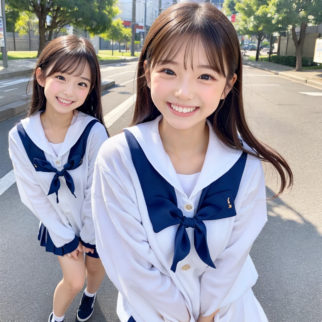 white sailor shirt