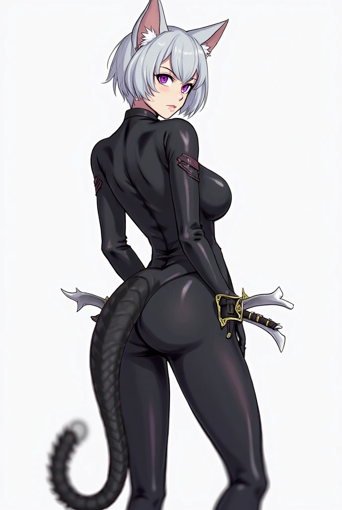 (masterpiece, Best quality:1.1), thief (dq3), 1 girl, One, short hair, White hair, Blue eyes, medium breast, pink gloves, Jewelry, Pearl necklace, earrings, belt, a sword, Yellow bib, black bodysuit, Bag, (coin, a sword on hip:1.2), (Dutch corner, dynamic pose, from the outside:1.3), (blue skies, nature:1.2) 