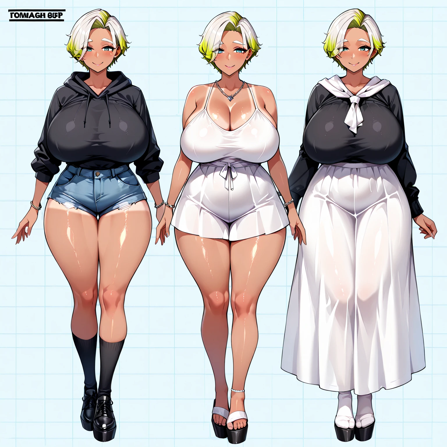 tall woman , high-waist e seios gota, no, mulher pelada noa, high skinny thighs, Legs long, high-waist, no sem roupa enorme enorme ((work of art)),(((best qualityer))),((character design sheet)) ,((Vulgar)) , voluptuous girl, ssmile,((between the breasts)) , big penis, show, huge dick, long penis, penis out, exposed penis, huge balls. long penis without clothes, huge balls, huge balls, enormes huge balls, big penis, big penis, big penis