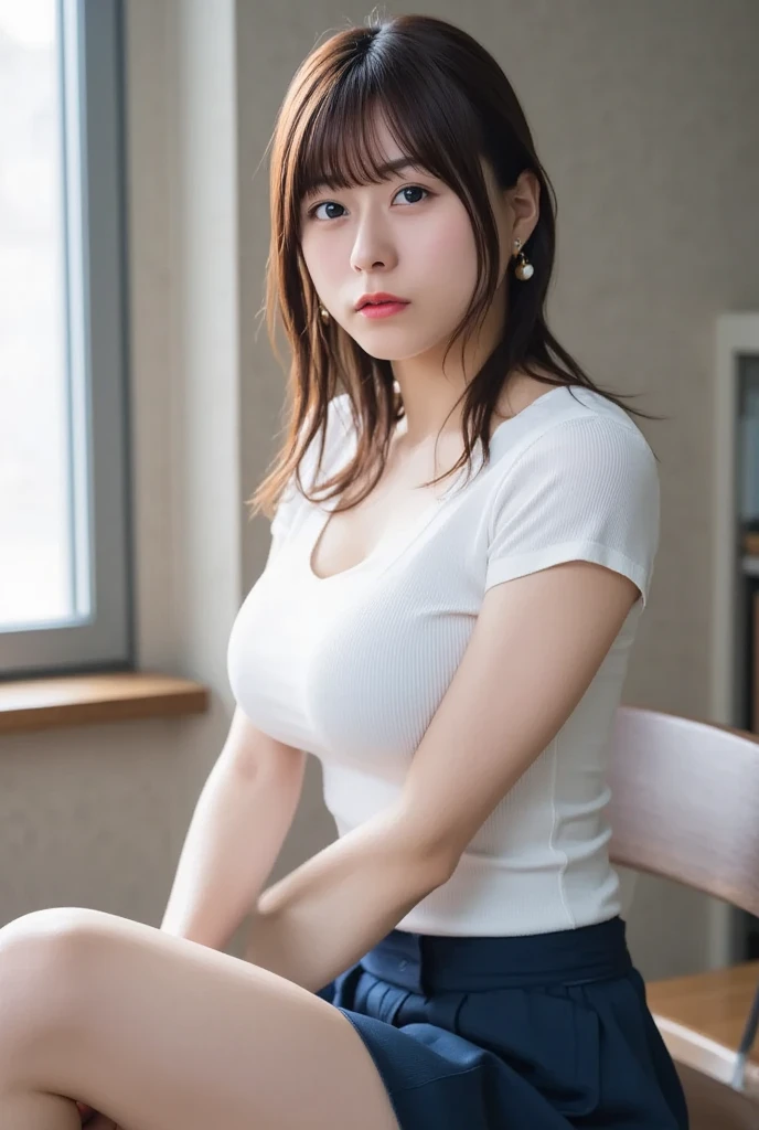 photo of itomiTanaka768, wearing a Tshirt and shorts, photography, trending on artstation, sharp focus, studio photo, intricate details, highly detailed, by greg rutkowski <lora:HitomiTanaka768:0.7>