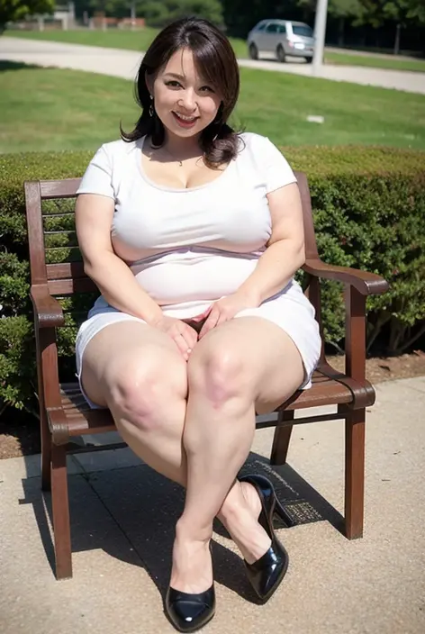 (((Photo Composition))), gravure,highest quality, Very detailed, Realistic, Very detailedskin, Perfect Anatomy, (Japanese MILF),80 years old, big breasts, Mature Woman, sexly, Chromo White Skin, View your viewers,(obesity:1.4),(Double chin),(Sagging breasts),((Big belly)),Thick arms,thick upper arms,Thick legs,fat woman,((Pussy juice)),long hair,Facial wrinkles,make up,(playboy bunny,pantyhose,leotard,garter belt),((brown hair)),solo focus,from below,(lying),open leg,orgasm face,1 woman,((Night Park)),sweaty skin,(orgasm:1.3)