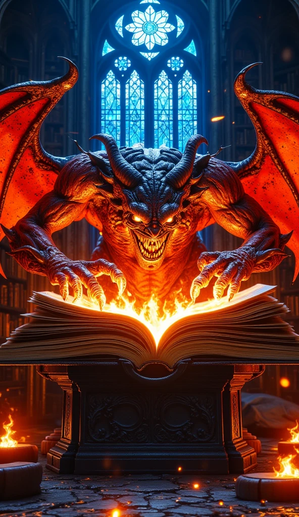 (best quality:1.2,ultra-detailed,realistic:1.37),monster,behemoth,demonic presence,magic,levitating cookbook,central eye, enormous eye,sinister,cauldron,fire,adventurers,caged,Dungeons&Dragons,menacing,shadowy,restrained,magical aura,creepy atmosphere,ominous,spellbound,mystical,enchanted,spell-casting,monstrous,dark fantasy,dimly lit,struggling,wizardry,unearthly,hovering,menacing presence,enchanting recipe,sorcery,spells,conjured,terrifying magics,runic symbols,mythical,mysterious,unleashing power
