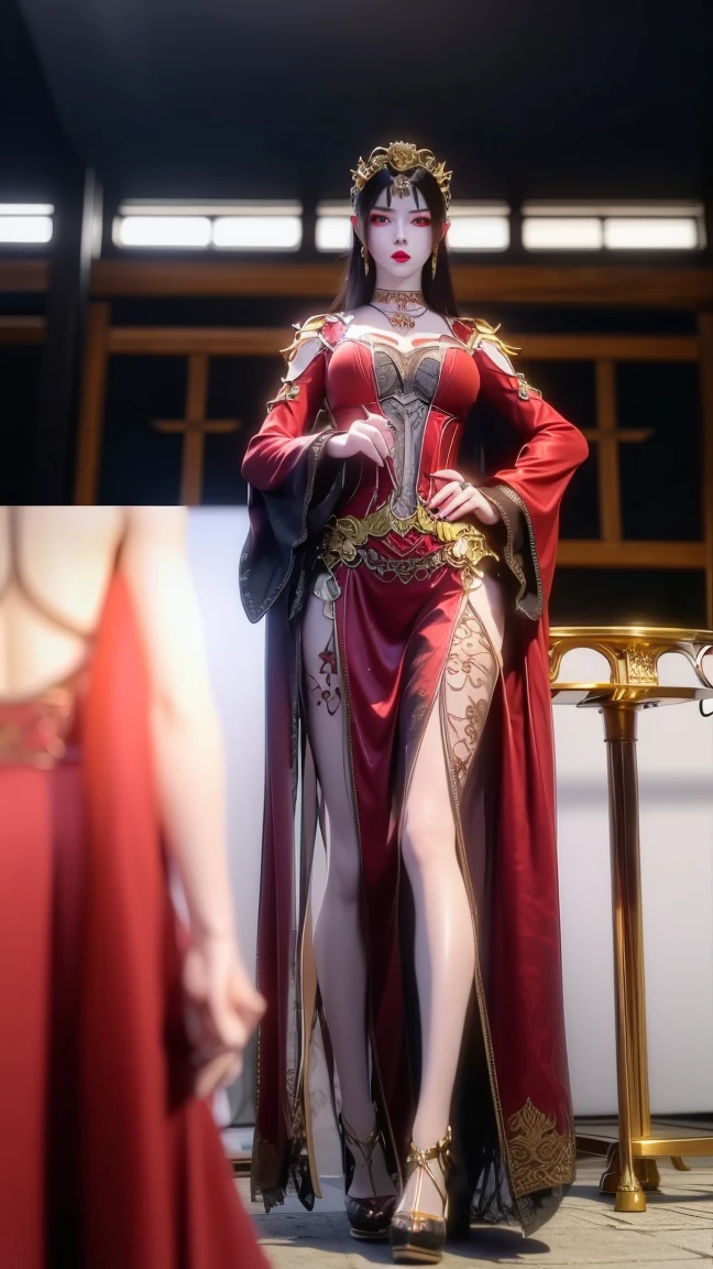 highres,absurdres,masterpiece,best quality,original,extremely detailed CG,extremely detailed wallpaper,perfect lighting,standing on the stage,looking at viewer,1girl,blurry background,bare hands,
<lora:0018 tiger group_v2:0.6>, ruanyi0018,pelvic curtain,china dress,wide sleeves,see-through,