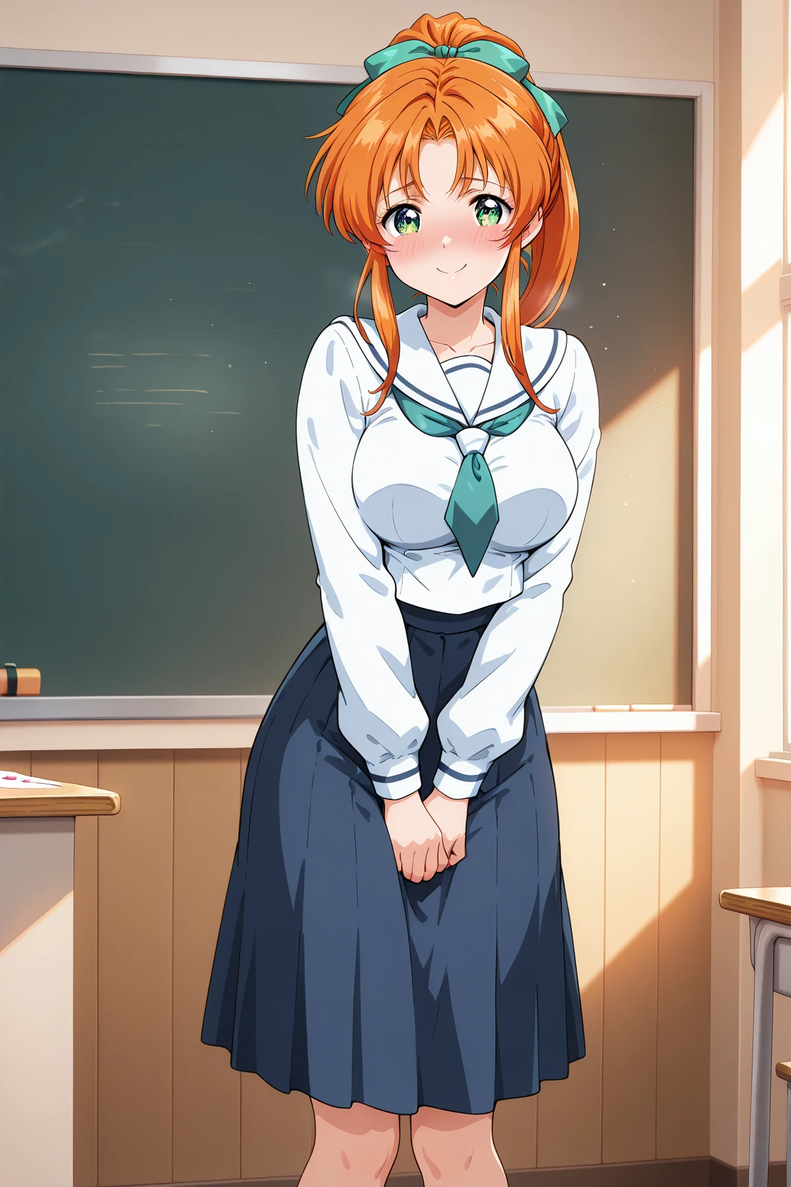 (Highest quality, 8K, masterpiece :1.3),Mrs. Yuigahama,ガハMom, As I expected, my youth romantic comedy is wrong。, One woman,Bun Hair,30 years old,Mom,Orange Hair,nsfw,Plump body,