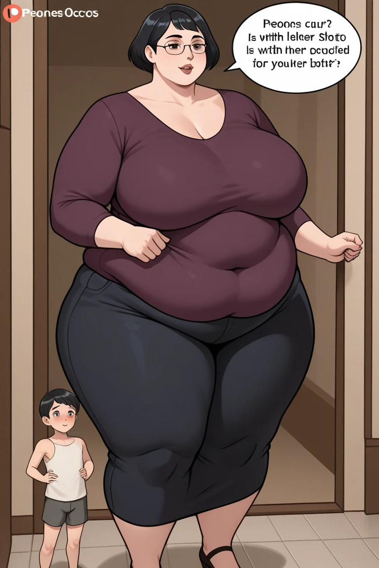 very tall girl, big , naked, with his little son, fucking, fucking, fucked