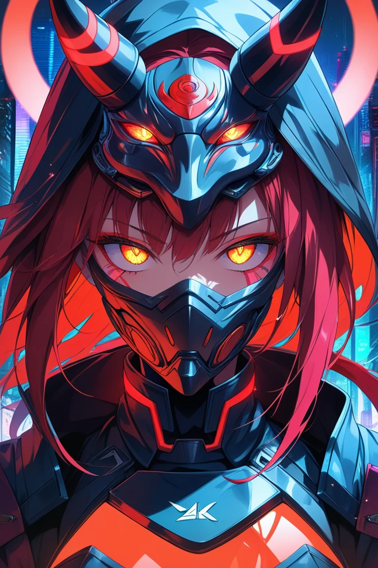intricate details,anime poster, ((masterpiece,best quality)), ((cinematic light)), black widow, scary anime \(style\), detailed armor, detailed helmet,