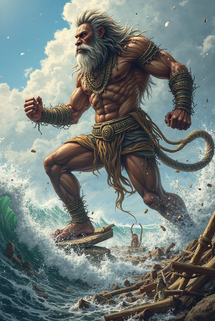 Ola, could create poseidon by doing double biceps?