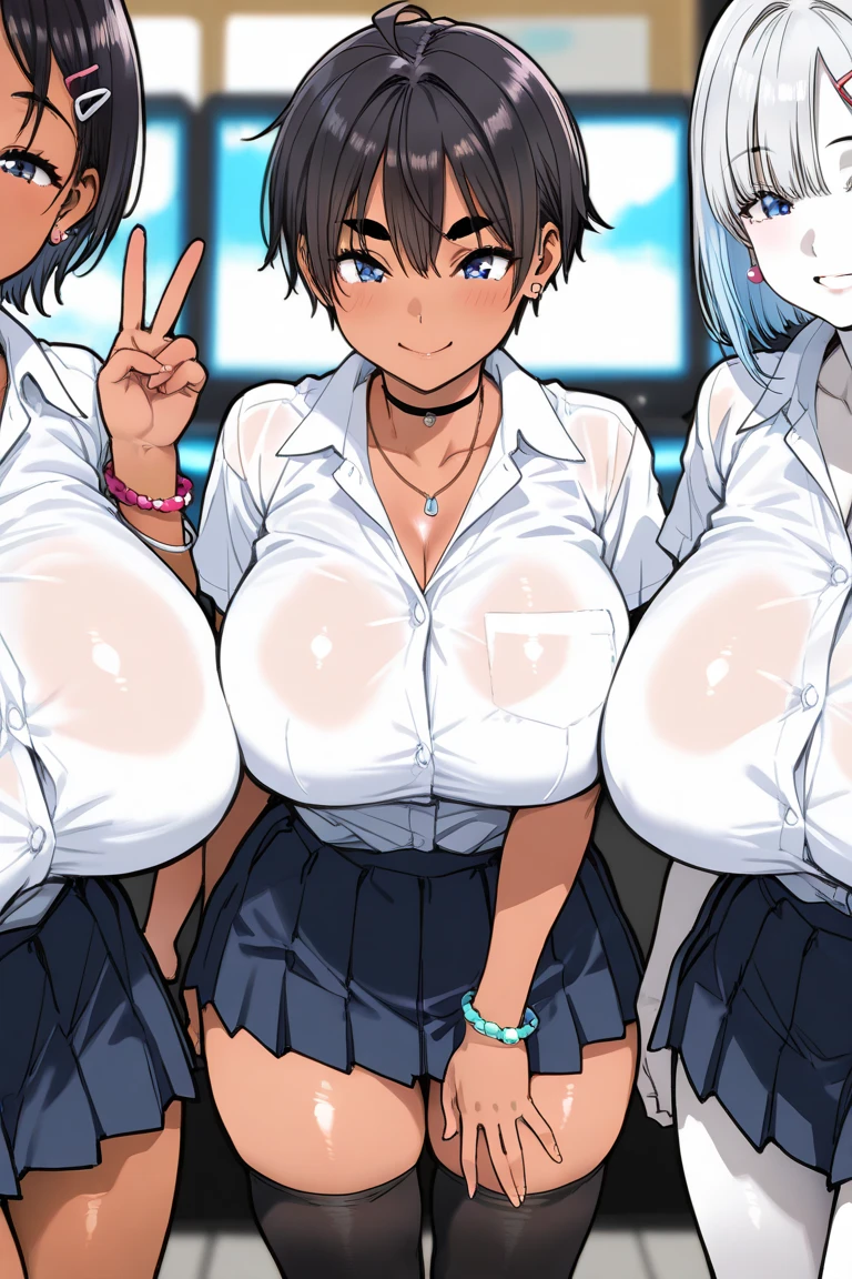 masterpiece, Highest quality, High resolution, Big Breasts、ＪＫ,There were a lot of girls in the very narrow and dimly lit elevator.. ,6 Girls、Pink pleated skirt、Heart symbol and sound effect、The viewer is looked down upon by a tall woman..、Low Perspective、A chest full of sperm、The viewer only has one penis、Between the penises 、Bukkake、Pant voice、Huge 、white and bright skin、bright and beautiful skin、Blunt bangs、Blunt bangs、The girl trembles with joy、30-year-old woman、They are all very tall、Surrounded by tall girls、Thighs、Being despised by many girls、A composition expressing various things breastean smirk、Bully、A composition expressing various things 、Harem、Many girls are lined up、Black Hair、blonde、Open your mouth small and smile、pointed double teeth、Titty fuck、NipplesMotherhood、First Person View