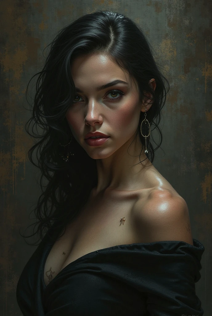 chiaroscuro technique on sensual illustration of an elegant 1980s woman, vintage beauty, eerie, the model draped in flowing, thick oil painting, by Hannah Dale, by Harumi Hironaka, extremely soft colors, vibrant, highly detailed, malcolm liepke painting, oil on canvas, high contrast, dramatic, refined, tonal, Create high contrast between light and shadow, chiaroscuro technique on sensual illustration of an elegant 1980s woman, vintage beauty, eerie, the model draped in flowing, thick oil painting, by Hannah Dale, by Harumi Hironaka, extremely soft colors, vibrant, highly detailed, malcolm liepke painting, oil on canvas, high contrast, dramatic, refined, tonal, Create high contrast between light and shadow