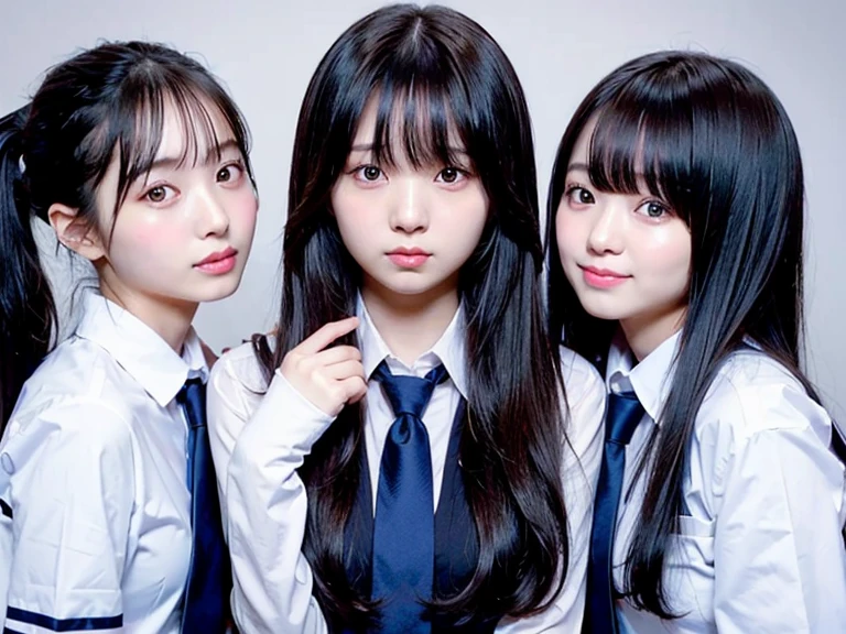 ((Masterpiece)), (Best Quality), (Detail), 2girls, (Kiss: 1), Black Hair, Long Hair, Straight Hair, Sailor Suit, ((Small, Wet, See-through: 1.5, Beauty Face, Lace, Feet, Ultra High Definition, (8k, RAW Photo: 1.2),(Portrait:1.4), (Natural Breast: 2.4), Delicate, Lesbian Kiss,