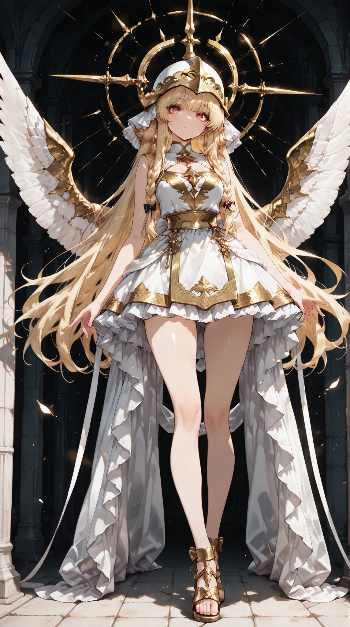 ((anime art style)),(masutepiece),(Best Quality), (Super Detail),((Very delicate and beautiful)),(((Solo))),((Full body)),(((One princess in a very gorgeous Lolita dress with a voluminous full-length hoop skirt))),((Stand in the garden)),Long Train,(Gorgeous gemstone jewelry with sparkly),Detailed face and eyes,Eyes Like Gems,cry,((Large amount of straight hair,Very voluminous and very long straight hair)),((Colossal tits,long boobs)),cleavage,(gorgeous embroidery and lace),Gorgeous corsage,See-through,((Very gorgeous Lolita hair ornament)),Tiara adorned with sparkly and very gorgeous jewels,ornate ruffles,Beautiful embroidery,(hoop skirt,crinoline),Flowers, Petals flow,((Dynamic Angle)),Looking at Viewer,((Full body))