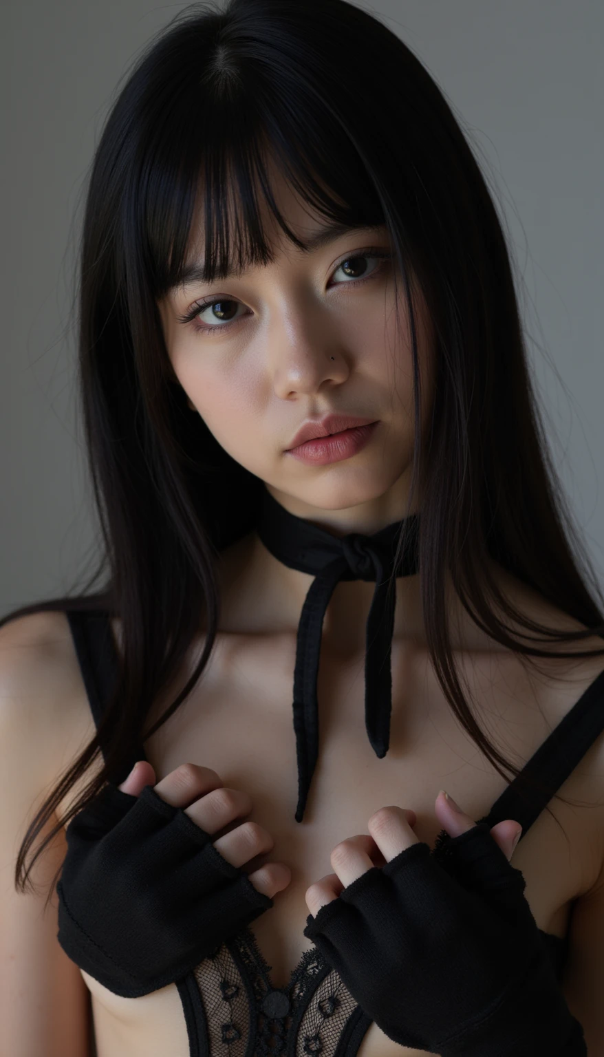 ((Browsing Caution))、最high quality、high quality、masterpiece、wonderful、Best image quality、8k、最High resolution、High resolution、Realistic images、Perfect detail、Deep contrast、High fidelity、Perfect Image、Close to reality、Detailed and realistic human body、Detailed and realistic skin、Realistic face in every detail、Realistic reproduction of every detail、Detailed and realistic lips、Detailed and realistic teeth、Detailed and realistic ears、Detailed and realistic hair、Detailed and realistic weapons、Realistic reproduction of every detail、Realistic fingers in every detail、(Beautiful Hands、thumb1reference4)、Realistic feet down to the last detail、Realistic breasts down to the last detail、Realistic areola down to the last detail、Realistic nipples down to the last detail、Realistic pussy down to the last detail、Realistic vagina down to the last detail、A detailed and realistic clitoris、Realistic anus down to the last detail、(((bondage、sadistic、slave、Ticker、bondage拷問、Sado-masochism、Erotica、Sensual)))、((Beautiful Japanese Girl))、(Japanese Model)、((18 year old beautiful girl))、(Black Hair)、(Random hairstyle)、((whole body))、((Full nudity))、((Breasts with nipples pointing upwards、Beautiful round bust))、((Slim Style、Slim fit))、(whole body光沢肌、Fair skin)、Detailed and realistic human body、Detailed and realistic skin、Realistic face in every detail、Detailed and realistic weapons、Realistic fingers in every detail、Detailed realistic feet、((In the dark basement、The eerie and cold cobblestones))、((Girl tied up in the air(Suspended from the ceiling))、((Tied up girl floating in the air))、((Bondage girl completely suspended in the air))、((Suspended from the ceiling(Tie one's hands and feet with rope))、((Sleeping position floating in the air(Spread your legs wide))、((伝統的な日本のbondage))、((Traditional Japanese tortoiseshell binding))、((Traditional Japanese rope torture))、((Traditional Japanese Torture Style))、((Traditional Japanese tortoiseshell binding))、((hemp rope))、((Woman tied up with rope))、((亀甲bondage女))、((hemp ropeロープ(Skin-deep bondage costume))、((Tied up in a complicated way with rope))、((Girl tied with rope))、((Bust Bondage(Tied up for milking))、((Crotch rope))、((There's a rope between his legs..(The rope digs deep into her pussy))、((whole body映像))、Angle from below