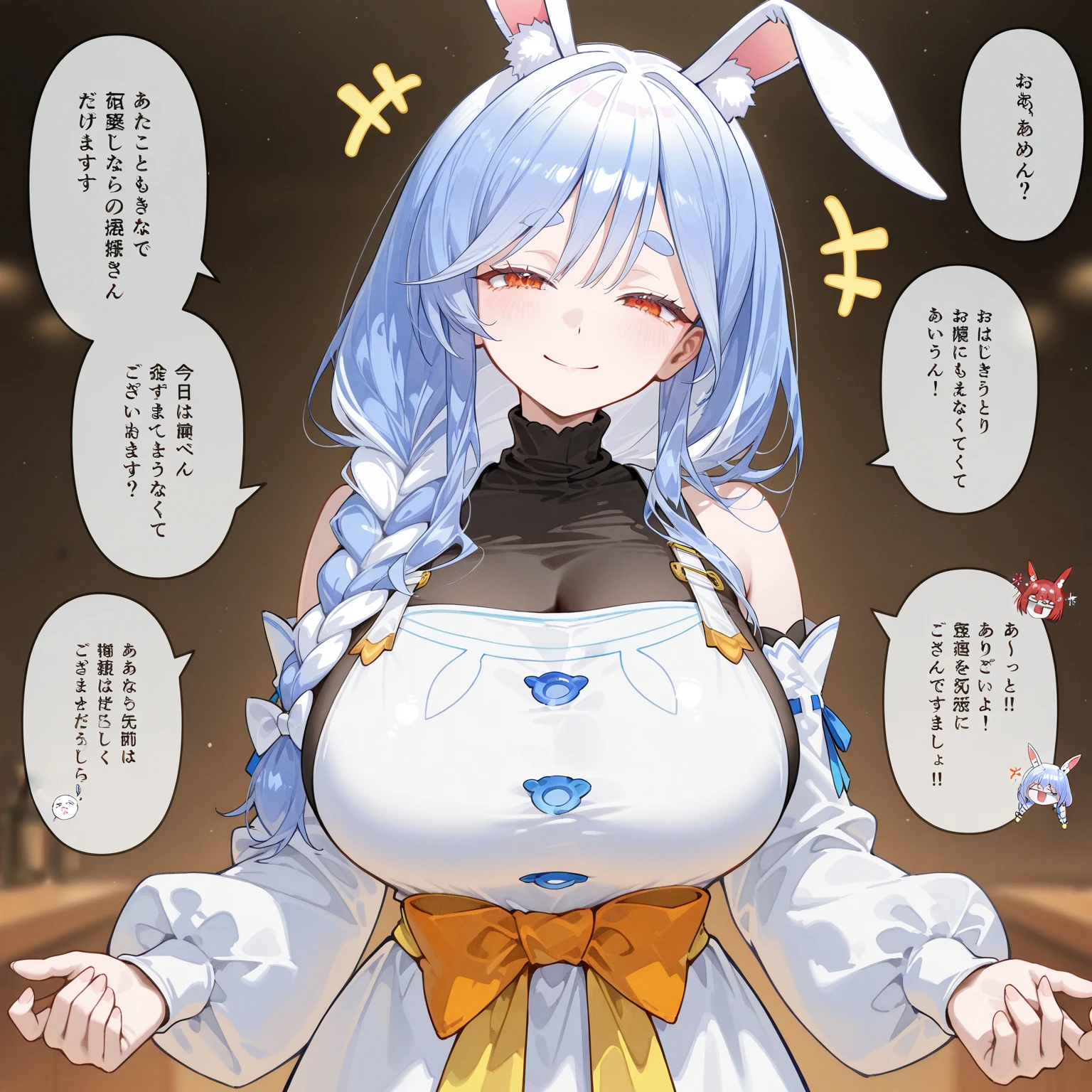 Highest quality、Great quality、16k、alone、fluffy、Furry、 A sparkling fantasy world where super cute beast girls jump around happily、Goat Beastman、Goat-like pupils、Horizontal pupil、Goat horns、Goat ears、Goat lower body、Goat Leg、Reverse jointed feet、The jointed hind leg of an animal、covered in fur up to the waist、Completely naked、Long, saggy small breasts、Long Breasts、Saggy breasts、Huge nipples、Upturned nipples、Wide-open legs、fertilized egg cell、Sperm crowding around the egg、Obtained with sperm、Giant sperm、Enlarged labia、Love juice overflowing from the vaginal opening
