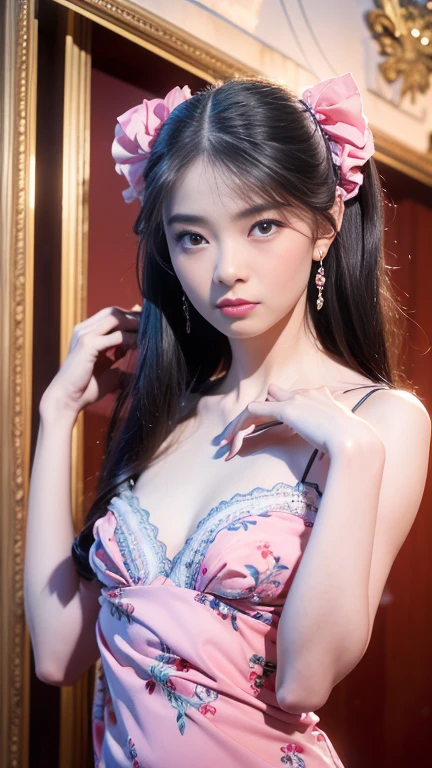 Chocolate fairy tale idol、whole body、good style、、、、Fairy Wings、chocolate covered mini dress. Crop top preto, ombros expostos, saia branca, olhos pretos, olhos roxos, bunda redonda pequena, peito perfeito, corpo magro, long messy braided hair with bangs, cabelo roxo, sobrancelhas finas, na sala de estar, mais detalhado, 2 arms, beleza, seios bonitos, camisa preta,"Beautifully adorned with Indian jewelry, the stunning model stands tall in an alluring Indian girls' high . Her hair styled to perfection adds a touch of sexiness to the overall look. With a dynamic pose , she exudes a captivating and confident aura."((Medium breasts, )), (Well-defined abs : 1.1), (Perfect body : 1.1), full-length photo, (Ripped tube top:1.3), (Extremely detailed CG 8k wallpaper), (Extremely delicate and beautiful), (masterpiece), (best quality:1.0), Delicate skin, Extremely detailed 2girls, love, eye contact, kiss, Beautiful and pretty, princess look out of this world, floral, two 18 year old tween girls trying on cute clothes, two close friends, colored hair, collar, skinny body, detailed pupils, beautiful face, perfect faces like young asian models, tattoo, touching each other, back straps, innocent expression, enticing, full body showing legs, garter with stockings, good lighting, high heels, cute glasses, kawai cosplay girls, strapped colored dresses with cutouts slits, bright playful, thin model, cute young teen girls