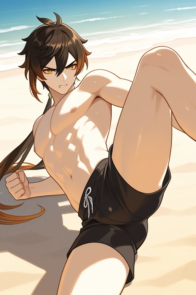 Anime boy in a yellow bra, Long Two Side Up Brown Hair Boy, Long twin-tailed brown-haired boy, Boy with Purple Eyes,Seductive Anime Boy, Boy in yellow panties, Yellow Hairband, anime moe art style, Smooth Anime CG Art, beautiful alluring anime teen, (Anime Boy), marin kitagawa fanart, Only underwear, Charming anime boys, Ecchi anime style, Anime Best Boy, Cute Anime Boy, Cool anime boys, garments:bra very, 8K!!