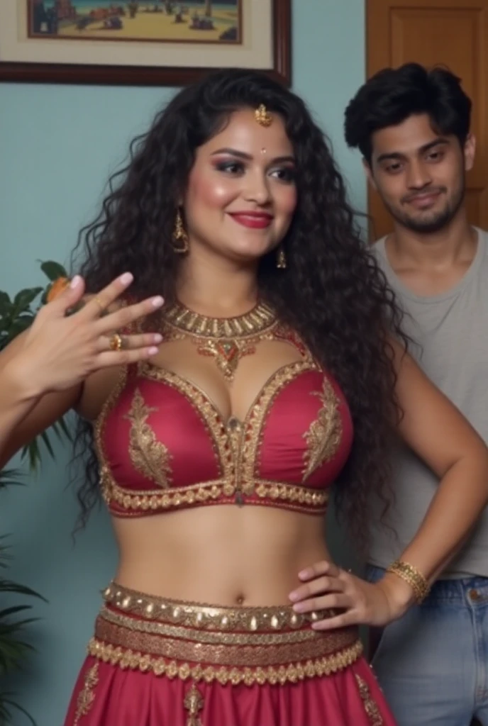 Make nude, nude boobs, medium boobs, dark brown nipples, realistic, nude
