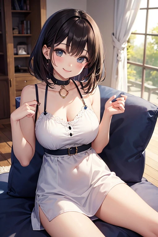 (high quality, High resolution, Fine details), White Dress,mini skirt, Old house, Ancient, Sunlight streaming through the cracks, Calm expression, Graceful pose, Breeze, Ethereal atmosphere, dream-like, Soft Color Palette, Warm golden tones, Soft lighting, Delicate lace detail on the dress, Flowing fabric, Surreal, Melancholic beauty, mysterious, A timeless landscape, Nostalgia, Quiet Solitude, alone, Curvy Girl, Light brown hair, Sparkling eyes, (Fine grain:1.2), Glossy lips,smile, blush, Oily skin, Shallow depth of field,I can see your thighs,Anatomically correct、