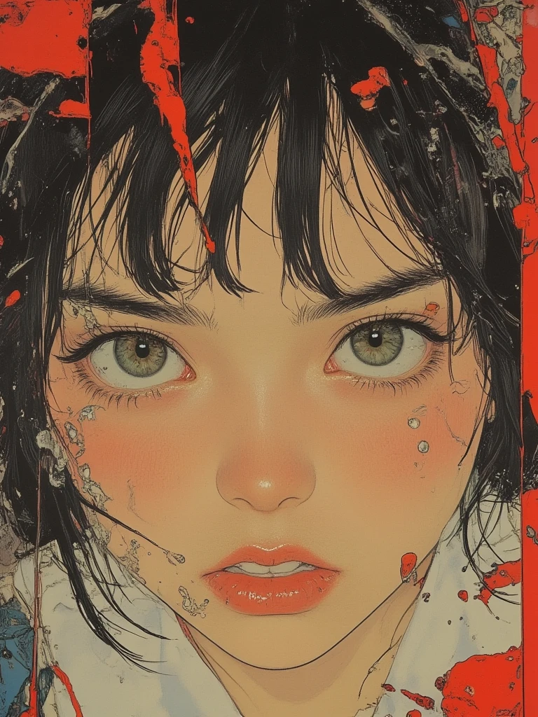 Giving titjob, cum on Tits, cum on face, man and woman,blushing, ((Masterpiece)) , huge tits, ((kneeling on the floor)), man's perspective, excited, looking at the penis,beautiful, ((super detailed))