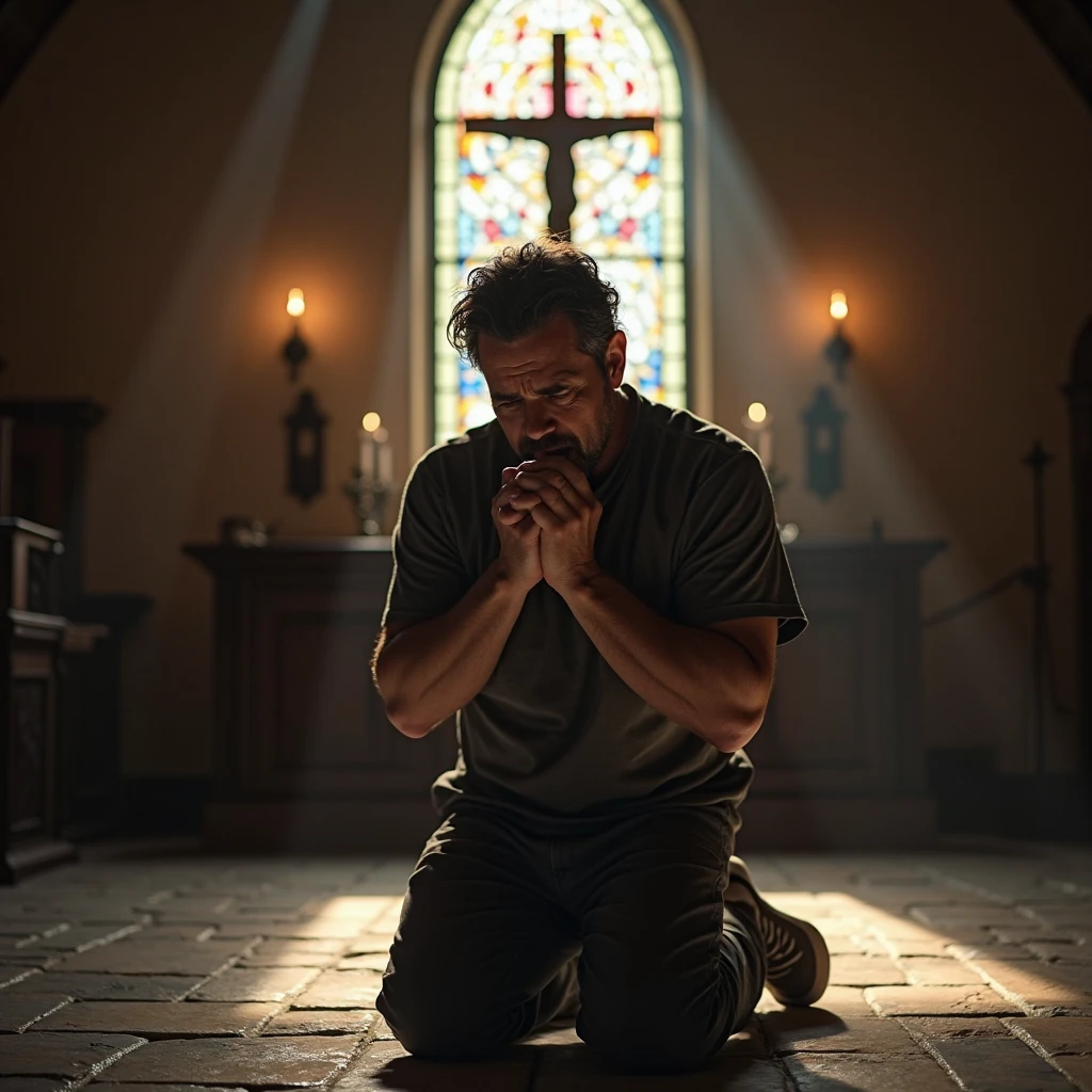 With angry prayer to God