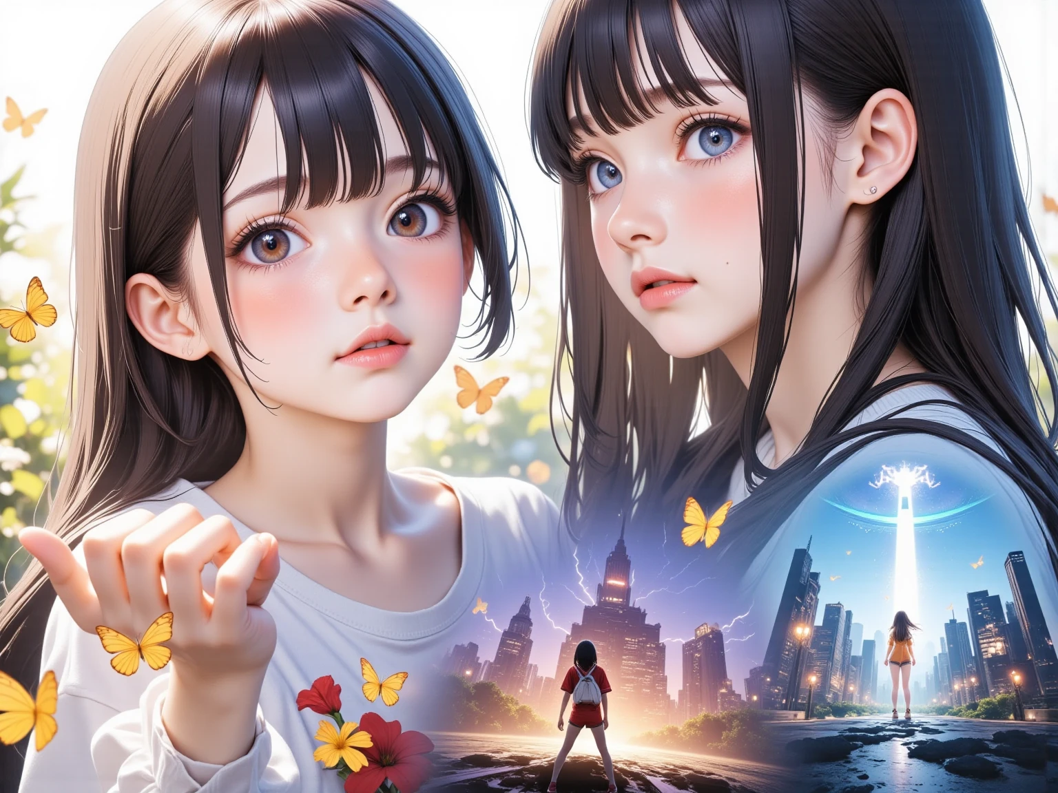 A nude body bigger than a small globe、Hold the Earth in your hand and bring it to your mouth、Sticking out tongue、universe space、Sexy pose、Small breasts、Realistic、anime、リアルanimeスタイル、short hair、Black Hair、Cute woman、Beauty、model、Portrait、Steamy、steam、Japanese Idol、20th Generation、Milky Way、nebula、Mars、Saturn、moon、Spectacular atmosphere、God of Destruction