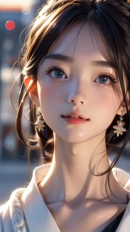 (((perfect naked)))、((Cute 15 year old Japanese))、(((Full Body Shot)))、on the road、Highly detailed face、Pay attention to the details、double eyelid、Beautiful thin nose、Sharp focus:1.2、Beautiful woman:1.4、Cute Hairstyles、Pure white skin、Highest quality、masterpiece、Ultra-high resolution、(Realistic:1.4)、Highly detailed and professional lighting、nice smile、