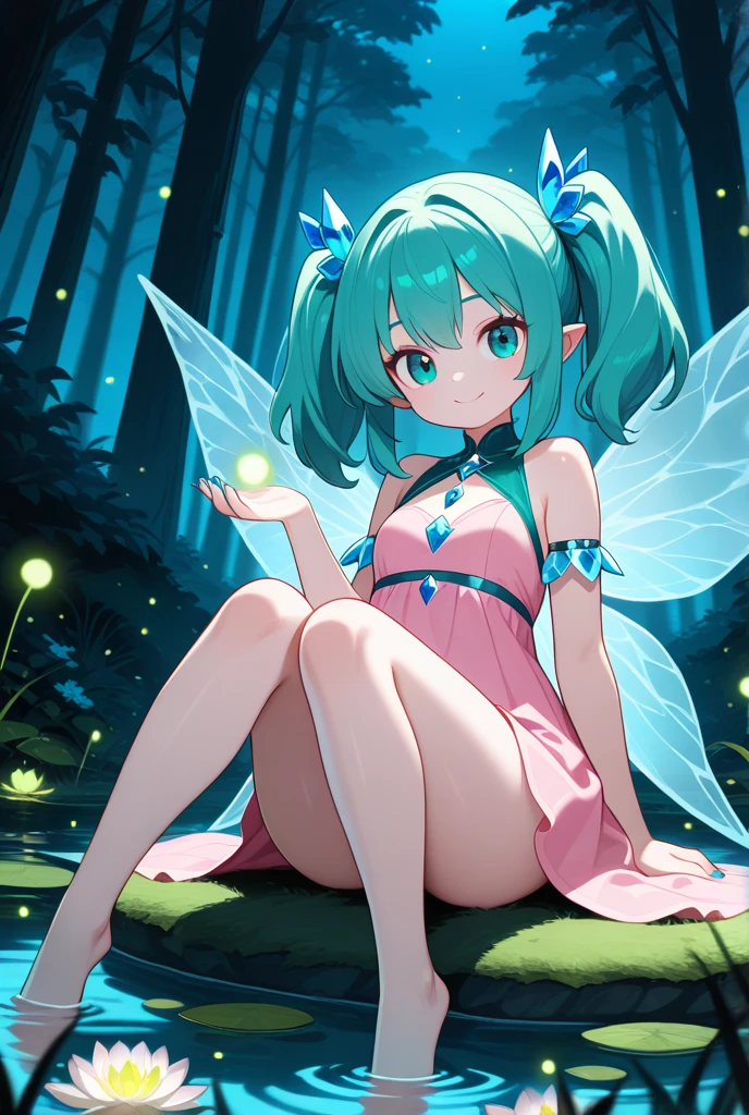 (five fairy girls:1.2), (More than one person:1.2),(10 year old girl)、Young girls、big breasts、 table top, nffsw、shader、highly detailed eyes、blue hair、long hair、silky hair、ultra-intricate pupil in eyes、fairy wings、Mini skirt dress(Isshiki、Simple design、Plain color)、highest quality、bright colors、Bust 100、Standing picture of the game、Pose that emphasizes the chest、rub your chest、vapor、panty shot、thin legs、barefoot、bare hands、stinky eyes、grinning expression、eyes half closed、open your mouth、Mr.々Position、fold your hands behind your back、Hide your hands、evil smile、Showing the soles of the feet
