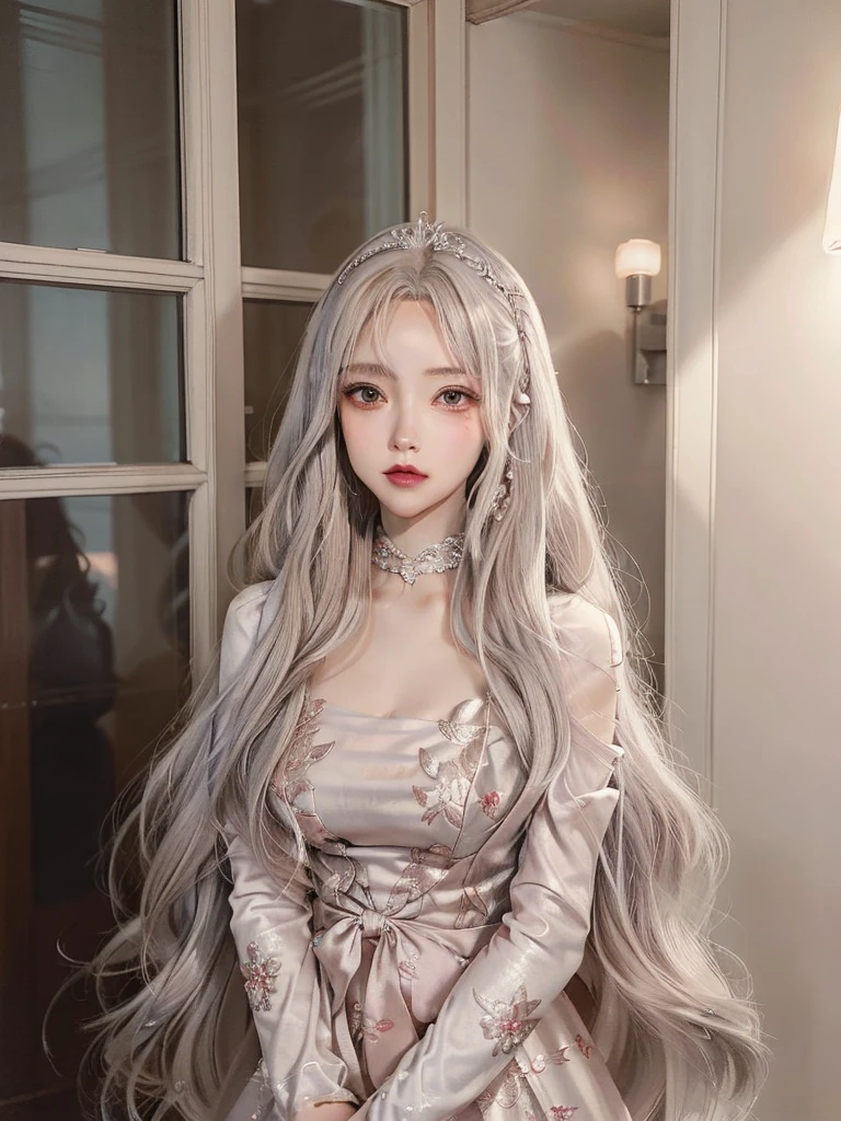 (masterpiece:1.2, best quality), (finely detailed beautiful eyes: 1.2), ( beautiful detailed eyes).  solo focus, girl focus,   1girl, talaris  ,silver hair, single hair bun   , long hair, sidelocks , hair bun, hair ornament , hair stick , black sweater, sweater, jeans, casual clothes, milf, mature female, large breasts, High contrast, beautiful elegant woman, adult, (best illumination, an extremely delicate and beautiful),(amazing backround, outdoors, modern day), modern, looking at viewer,beautiful detailed glow,