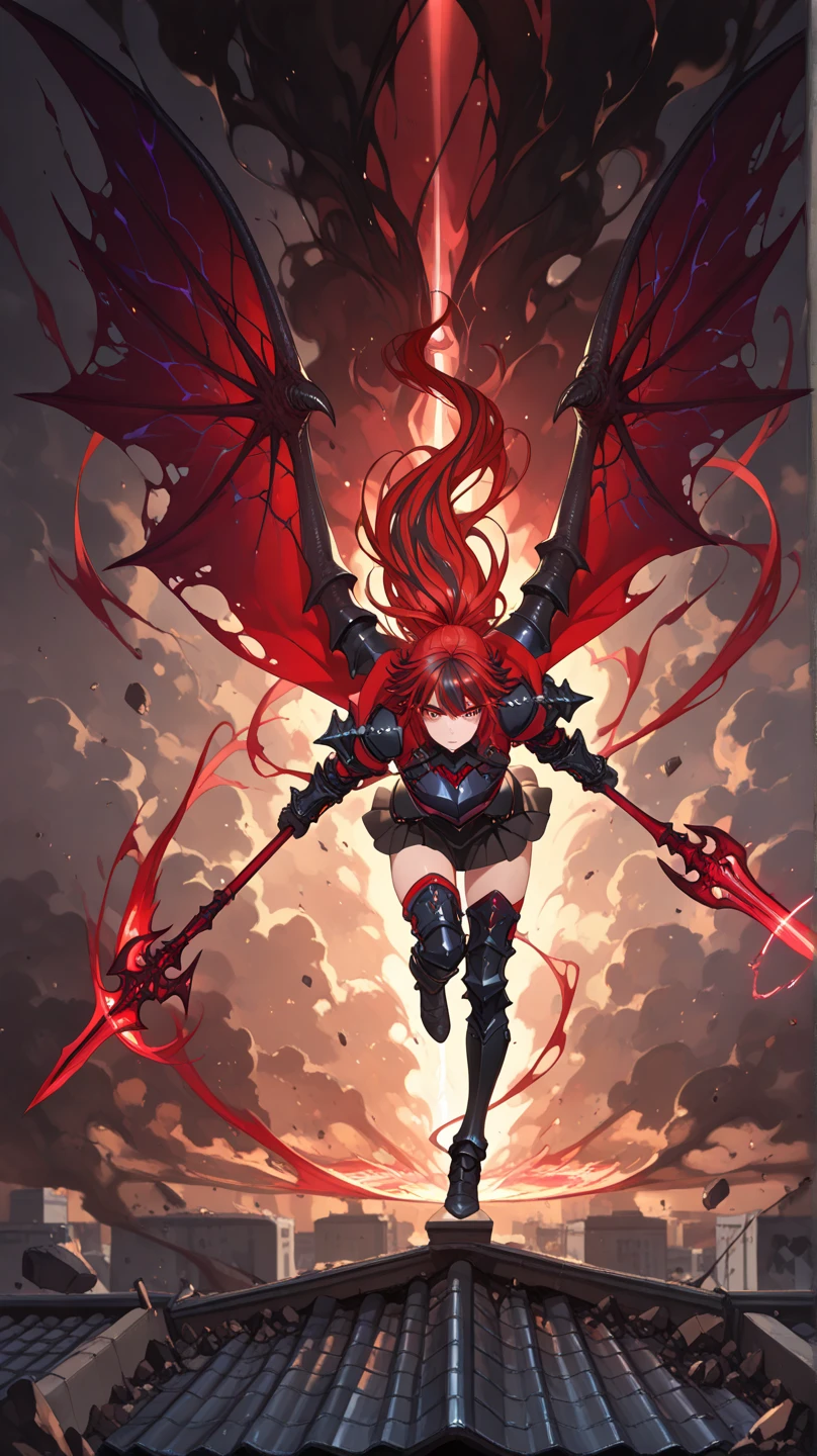 Fine, (Best Illustration), 8k Resolution, Intricate Details, Best Quality, Realistic, Ultra Detailed, Best Lighting, Best Shadows, Ultra HD, A Necromancer, Night, Magic, Dark Style, Vampire, Bat wings, red glowing eyes, black leotard,