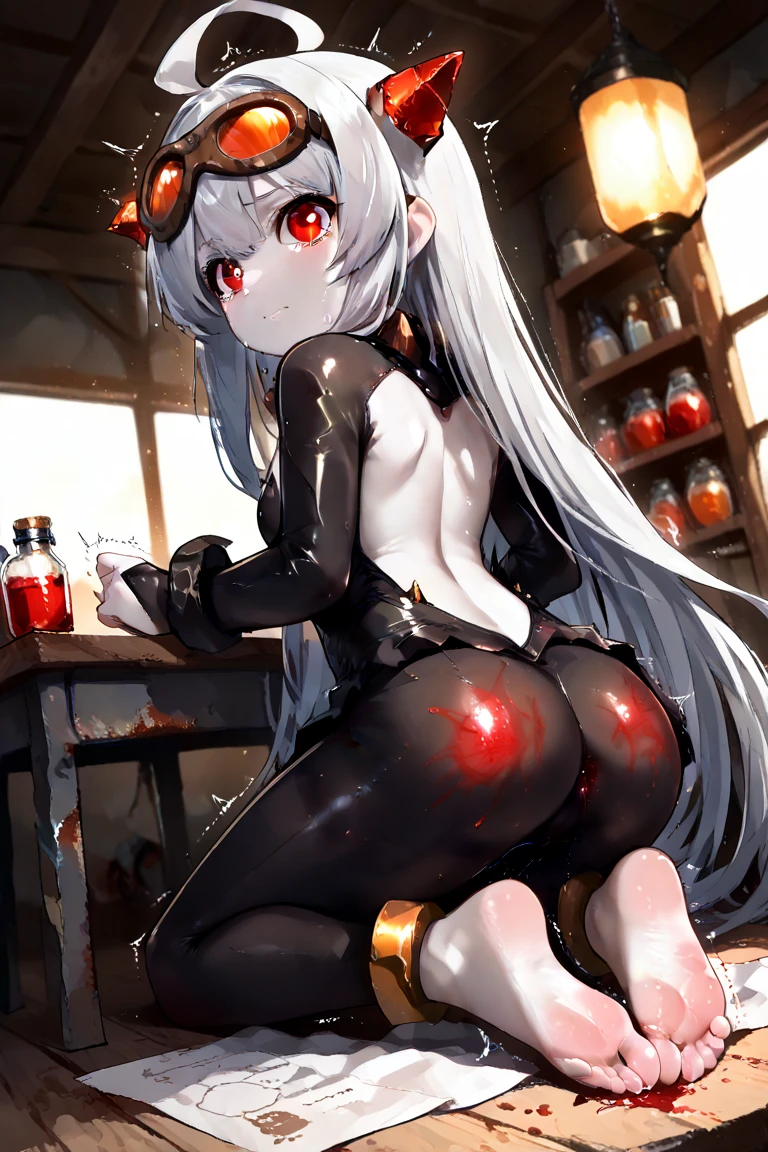 ((Highest quality)), ((masterpiece)), ((detailed)),(Browsing Caution){{nsfw}} ((delicate)) (Beauty)Wet and see-through Hot and glowing skin (Sujiman) Arknights (Rape to girl) (Dirty place) (((fuck of tentacle monster)))(Garbage dump) (Constraints)(handcuffs)((Iron bars))((training sex)) (fucked Smile) ((dirty semen Water))