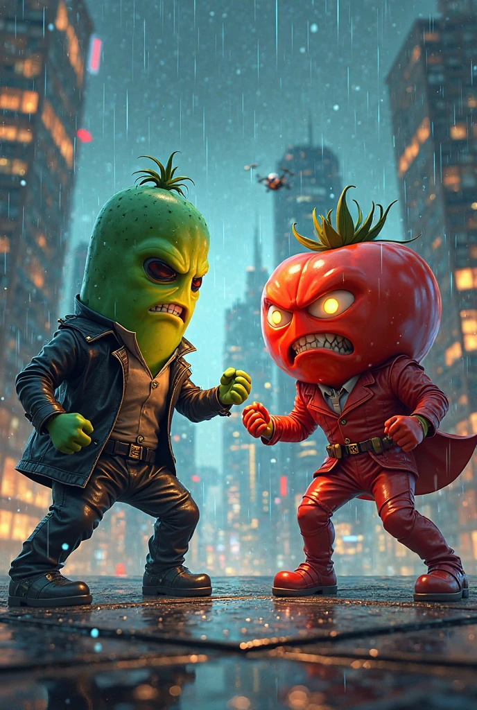Slimer Man and Coconut boy