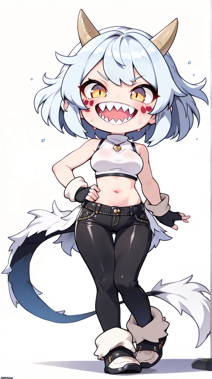 (highres, high quality:1.1), 1girl, open mouth, !!!, wide-eyed, white au ra, midriff, underwear, thigh gap, thin tail
<lora:AuRa:1> <lora:Helltaker:0.5>