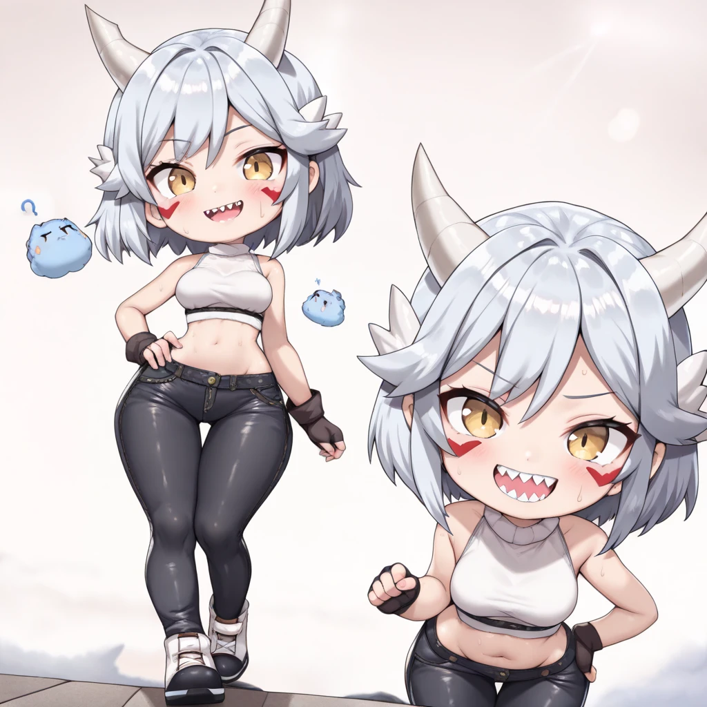 man sitting on a log in a park, insect trainer girl,man design lush horns, upper body , forest punk, upper body, with black horns instead of ears, sitting in the forrest, lineless, wearing animal skin clothing, cute forest creature, vrchat, cute horns