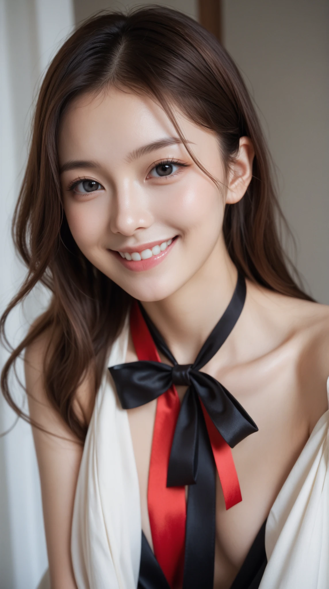 (Browsing Caution),((software、masterpiece、Highest quality、Flying debris、expensiveest quality、expensiveest level、Best image quality))、(Magazine Cover)、(1 Asian Woman)、A very beautiful and attractive 18-year-old woman、Beautiful light brown hair、Intense black eyes、strong eye expensivelights、Very large breasts、Lip gloss、(cute:1.2)、(expensive detail skin: 1.2)、Perfect Anatomy、smile、((Red ribbon tie、Japanese Girls' expensive 、Dark blue long sleeve jacket、White shirt、Navy blue flared skirt))、((正面ややFrom below見上げるカメラアングル))、(Skirt Lift)、(Grab your skirt、Accurate hands、Five Fingers)、((The wind blows up her skirt, exposing her panties.))、((Skirt Lift、White panties、shiny texpensives))、cute下着、((Detailed white colored panties))、From below、((from the front))、Angle from the feet、Angle From below、((Angle looking up From below、Showing off your crotch))、Soft Backlight、Soft Light、Soft natural light、Cityscape during the day、