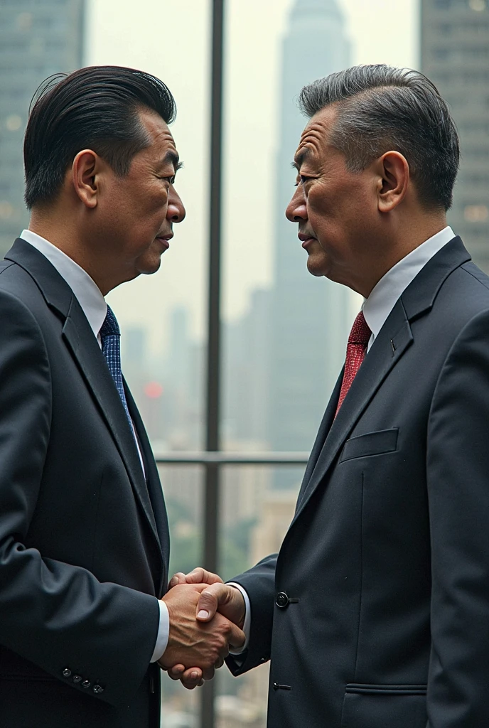 president Xi biting off president putin's head