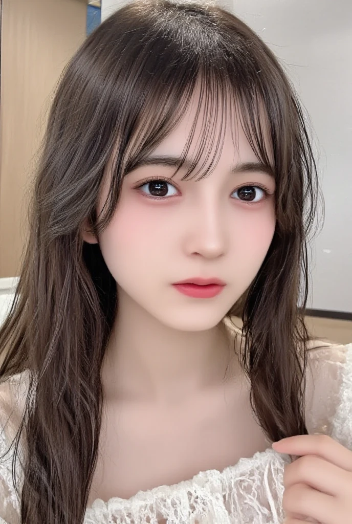 (kimono)、(top-quality,masterpiece:1.3,超A high resolution,),(ultra-detailliert,Caustics),(Photorealsitic:1.4,RAW shooting,)Ultra-realistic capture,A highly detailed,High resolution 16K human skin close-up。 Skin texture is natural、,The pores are、Must be detailed enough to be easy to identify。 Skin should look healthy with even tones。 Use natural light and color,1人,japanes,23years old,kawaii,A dark-haired,Middle hair,,smil,Turn your body to the front,(front-facing view:1.2),,(、tear bags、solid bangs、best qualtiy、超A high resolution、depth of fields、chromatic abberation、、Wide range of lighting、Natural Shading、), (Large Breasts:1.2),