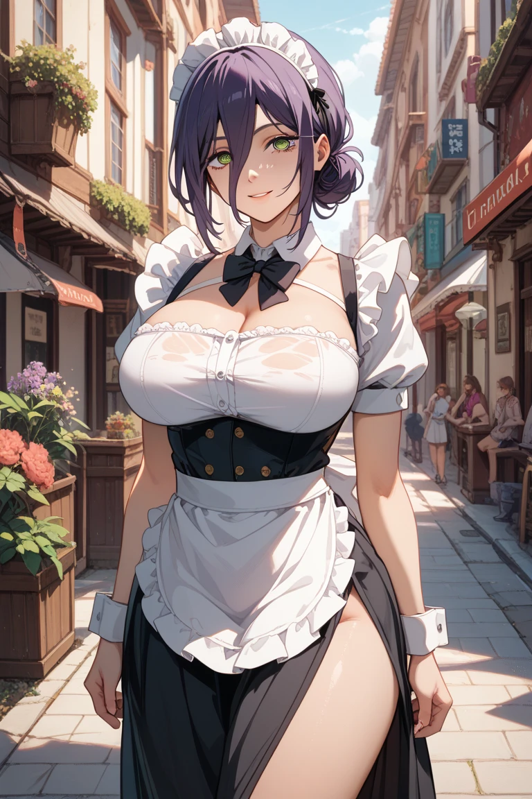 Rem from Re:Zero、light blue hair、short hair、table top、High resolution、many girls multiple girls、large crowd、lots of cute girls、big and full breasts、naughty body、See-through、throw、、whole body、Are standing、Look up at me、confused face、blush、embarrassing、Excited、white breath、black pantyhose、female shape'Private parts are clearly visible、I can see your nipples、white shirt、navy check skirt、micro mini skirt、very short skirt、bakery、Outside the store、spring、Cherry blossom trees、SakuraFubuki、Many people々々々々々々、in the crowd、bare chest、show your chest、while holding the tray、place the chest on the tray、Upper grade、A lot of milk comes out from the nipples、Breast milk gushes from the nipple、cat ears maid clothes、blue gingham maid outfit、bangs that cover one eye、pink hairpin、whole bodyポートレート