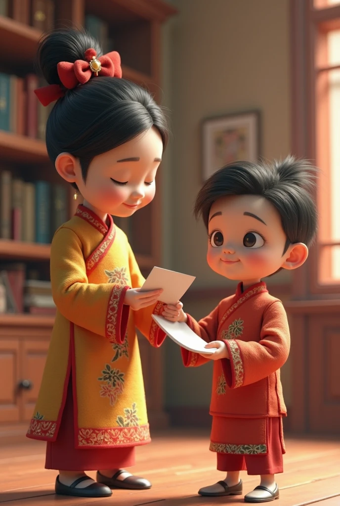 You have a Wei child who doesn't bow and you don't bow and you miss it once.