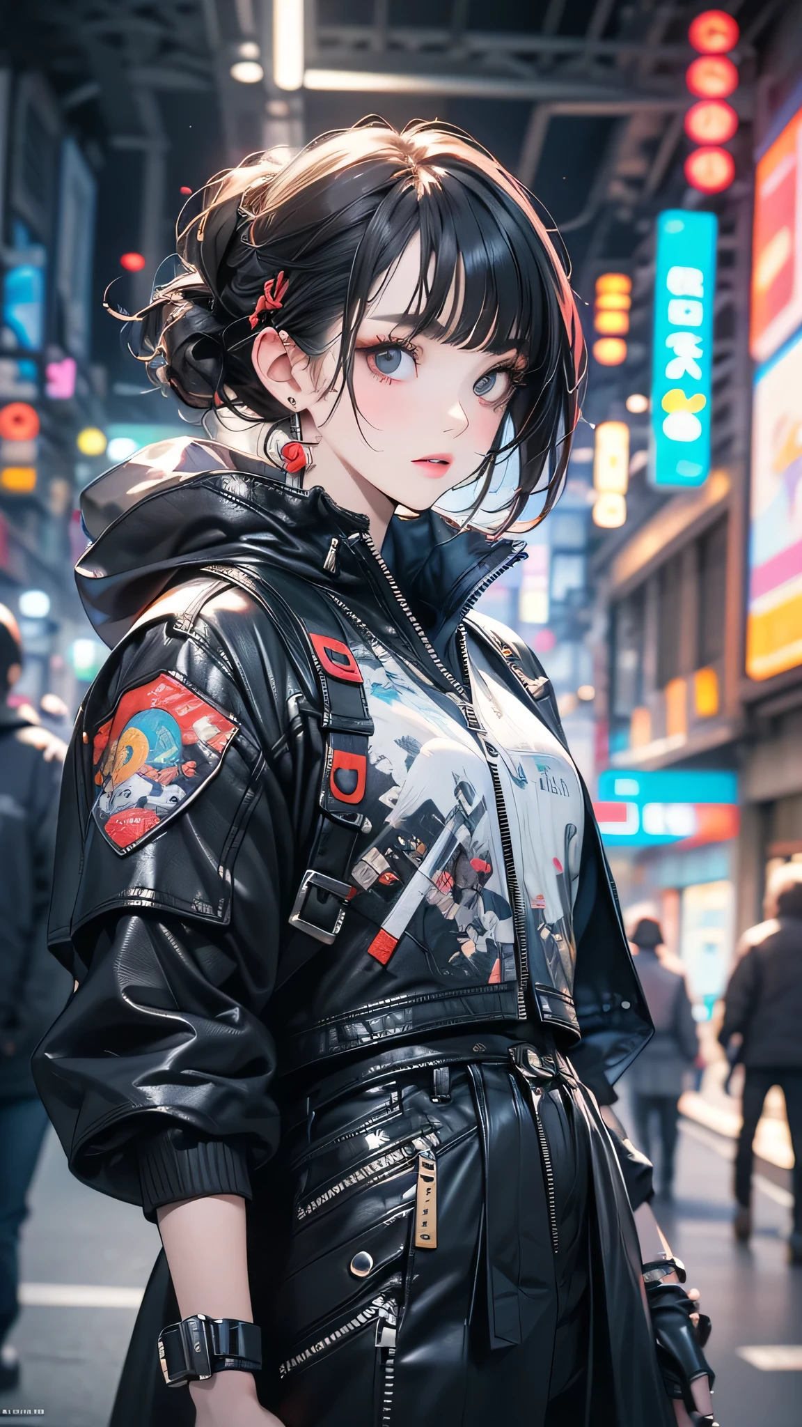1girl, sharp eyes