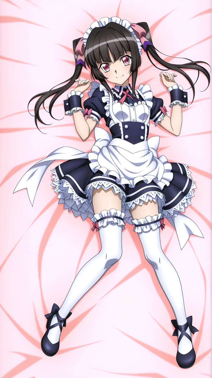 zPDXL, score_9, score_8_up, score_7_up, source_anime,
1girl, solo, shy, blush, (knees_apart_feet_together), anna, black hair, brown eye, long hair , koremaid, bare shoulders, elbow gloves, white gloves, detached collar, arm garter, garter straps, black thighhighs, frilled thighhighs, maid headdress, black footwear, <lora:KoWaGo_v2-1:0.8> himm,