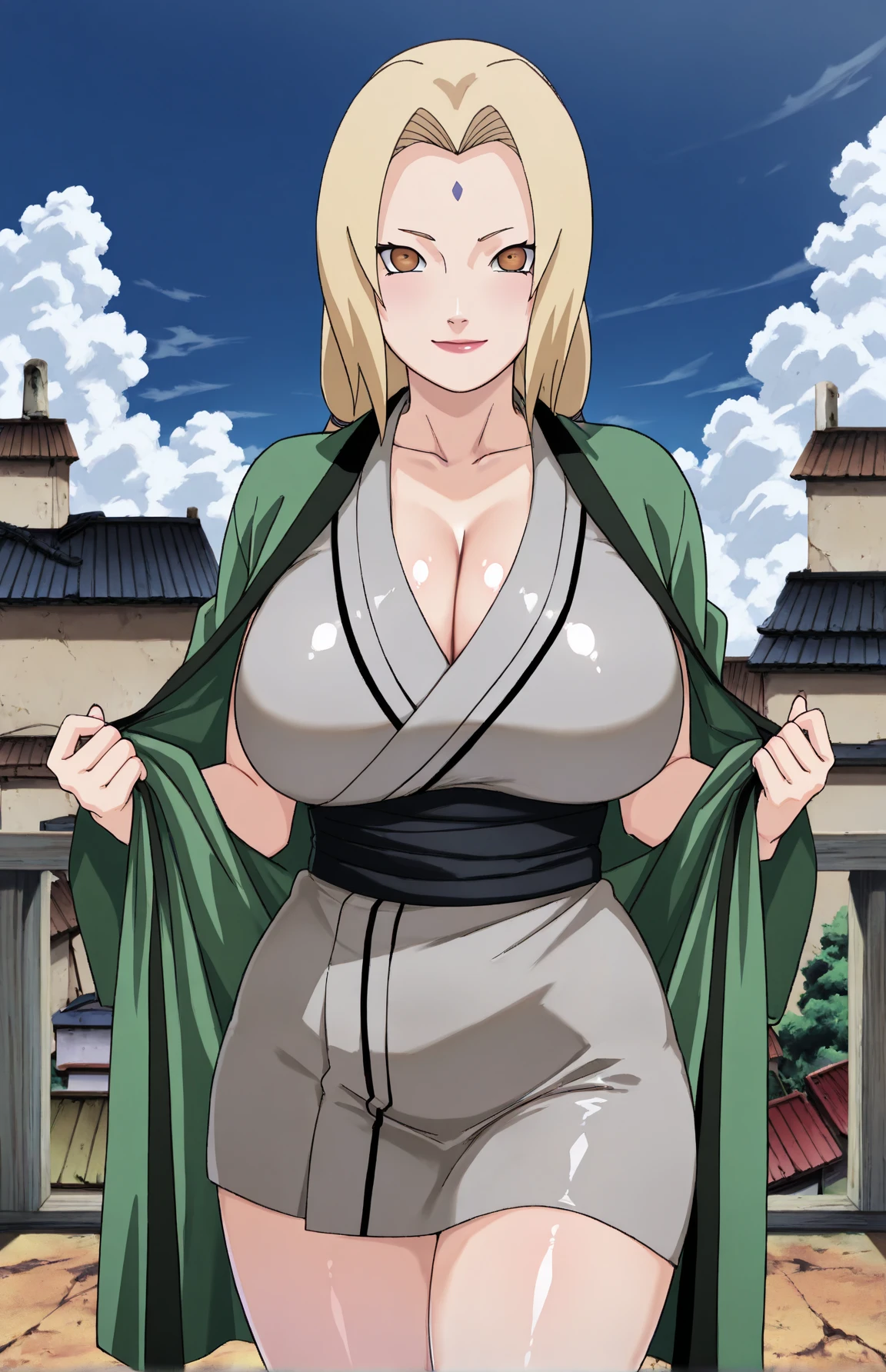 tsunade, brown eyes , blonde hair , forehead mark
BREAK , , navel , bikinj , big breasts, wide hips , milf body ,((( bedroom))) , smile
BREAK poc , very_close_look
BREAK looking at viewer, (cowboy shot:1.5),
BREAK (masterpiece:1.2), innocent eyes , beautiful face