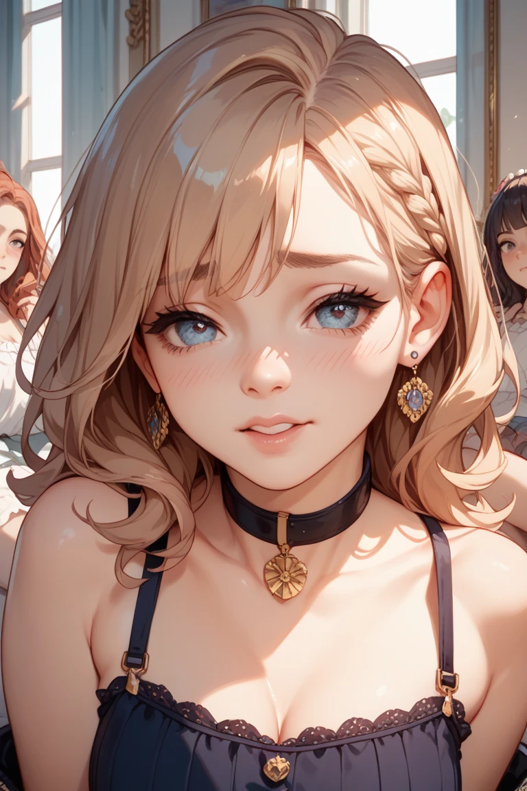 realistic woman with a white tank top and necklace, fille sexy aux yeux verts, Portrait de Sophie Mudd, cheveux bruns et grands yeux, Yeux de chambre, violette myers, sans maquillage, maquillage naturel, regarder directement la caméra, maquillage subtil, stunning Tout le corps shot, yeux verts perçants, bel angle, pose attrayante, Jolie fille, pose sexy, Tout le corps picture, Tout le corps, Tout le corps shoot, Brown Goddess, high detail, pose satisfaite, pantalon en cuir