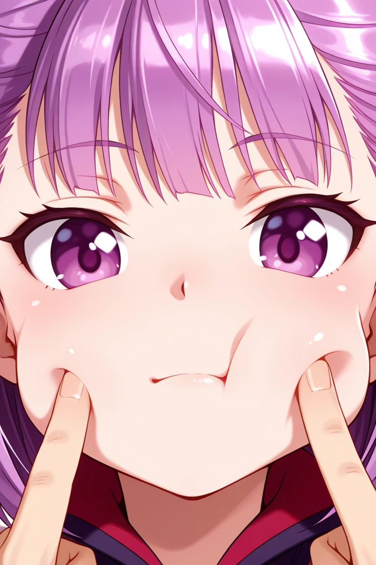 (((NSFW))),masterpiece,Best Quality,anime,Blowjobgesture,Blowjob_gesture,1 Girl,blush,Gaze、Looking up、Top view、Beautiful illustrations, Highest quality、Lick with tongue、looking at the camera、Look away、Put in mouth