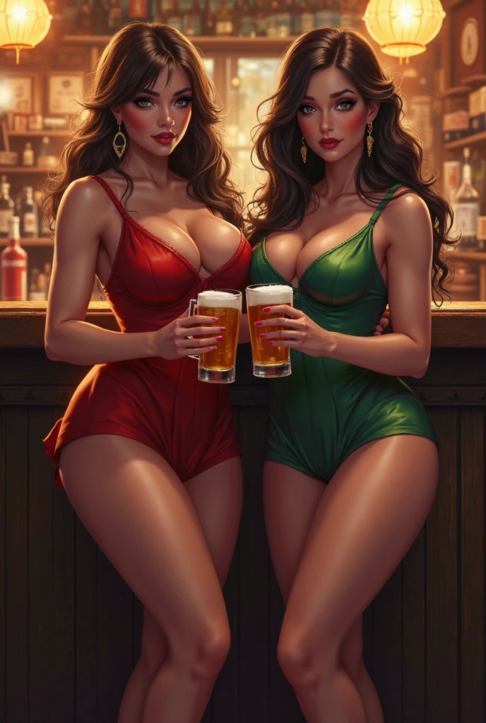 19-year-old woman, dark skin, curly hair down to her shoulders, dressed in a red minidress, clubbing outfit, apocalyptic wasteland, daytime, good lighting, desert, rusted hulks