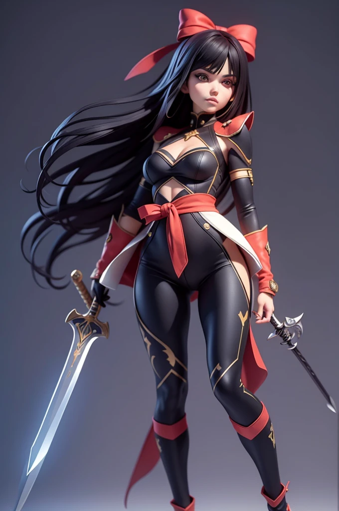 blade and soul girl with sword and shild