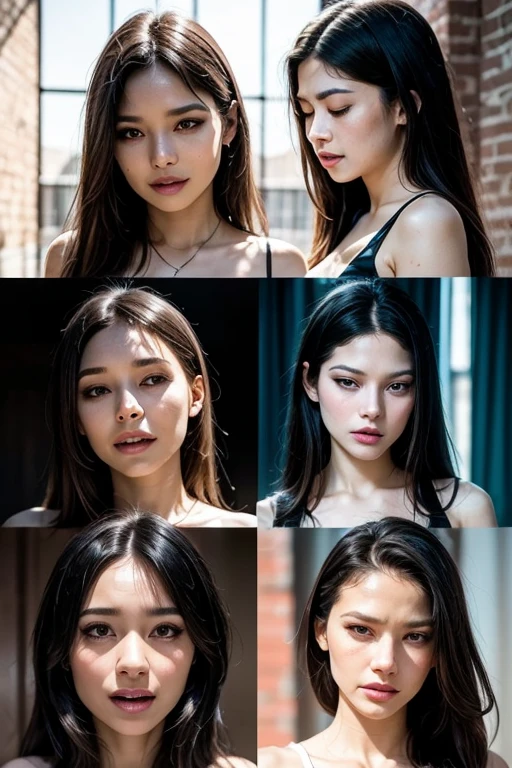 (otherworldly, otherworldly atmosphere, otherworldly appearance), highly insanely detailed, masterpiece, top quality, best quality, highres, 4k, 8k, RAW photo, (long_hair, long hair), collar, earrings, jewelry, 
(random colors cloth, random colors hair, random long hair, dynamic hair, glowing hair), 
long hair, eyelashes, eyeliner, makeup, hair over one eye, 
(dynamic pose), (dynamic weather), (dynamic background), nsfw, 
lamp, 
1girl, solo, long hair, tattoo, facial tattoo, tribal tattoo, 
professional light, cinematic lighting, fashion photography, ambient lighting, face lighting, Melissa, <lora:Melissa-10:0.7>, dynamic pose, wild and messy hair, earrings, dark makeup, choker, necklace, ((portrait shot)), ((turtleneck)) pullover, perfect skin, looking at viewer, 
(smiling at viewer), (fantasy world)